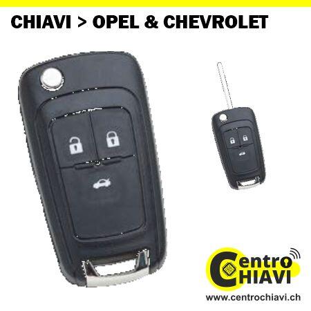 chiavi opel chevrolet con radiocomando centrochiavi mendrisio ticino svizzera