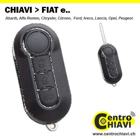 chiavi auto radiocomando fiat abarth alfa romeo chrysler citroen ford iveco lancia opel peugeot centrochiavi mendrisio ticino svizzera