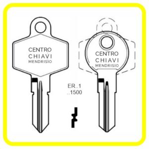 chiavi bucalettere perse tagliate a codice n5 - ren5r ren6r RENZ